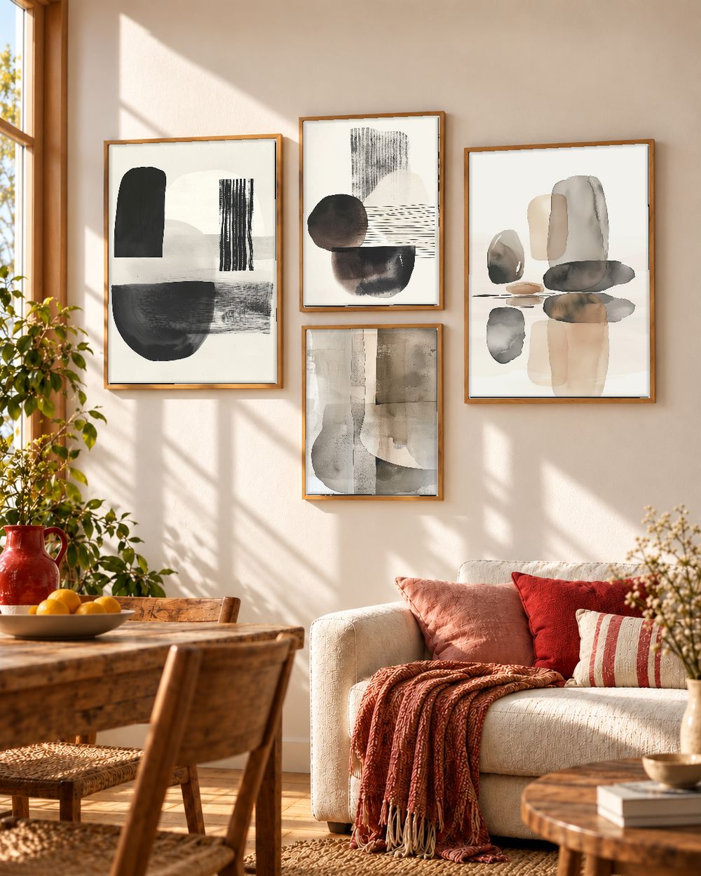 Set de cuadros decorativos que combinan