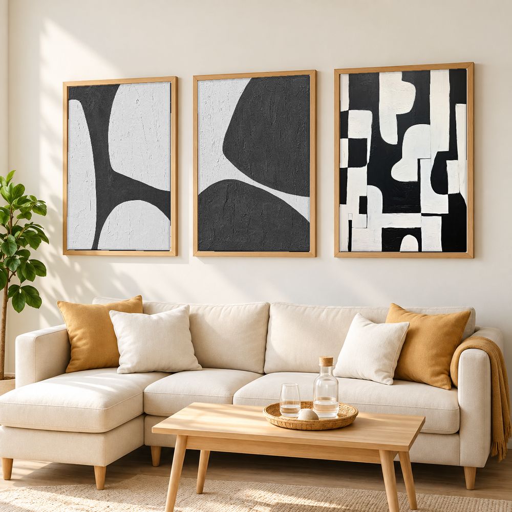 Set de cuadros decorativos que combinan