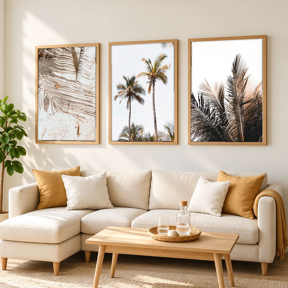 Set de cuadros decorativos que combinan