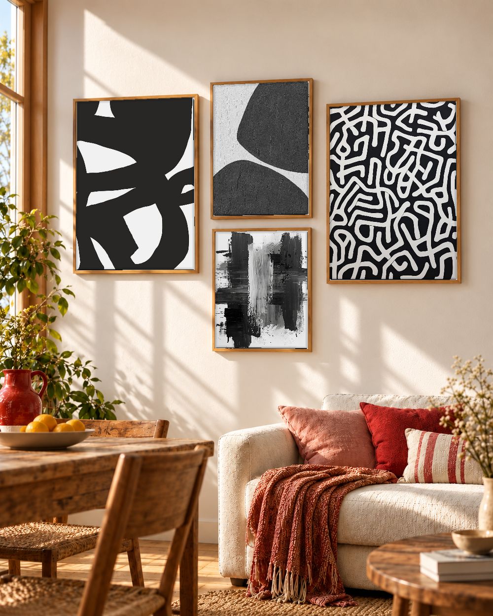 Set de cuadros decorativos que combinan