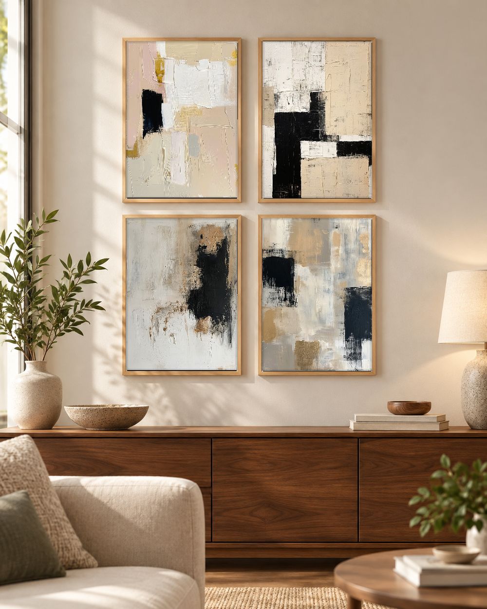 Set de cuadros decorativos que combinan