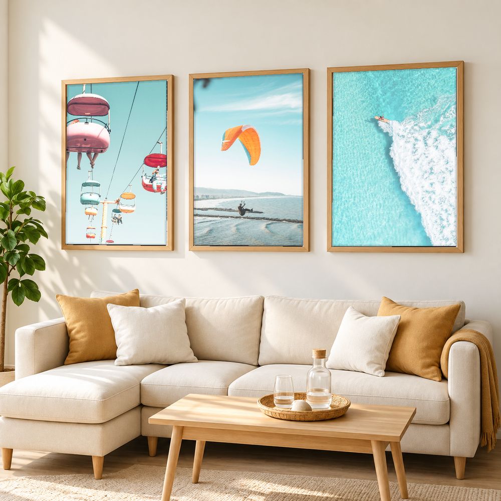 Set de cuadros decorativos que combinan