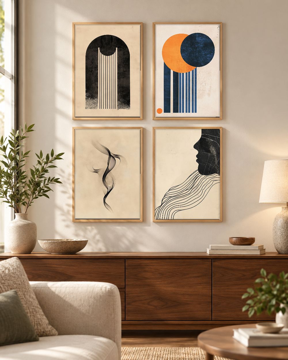 Set de cuadros decorativos que combinan