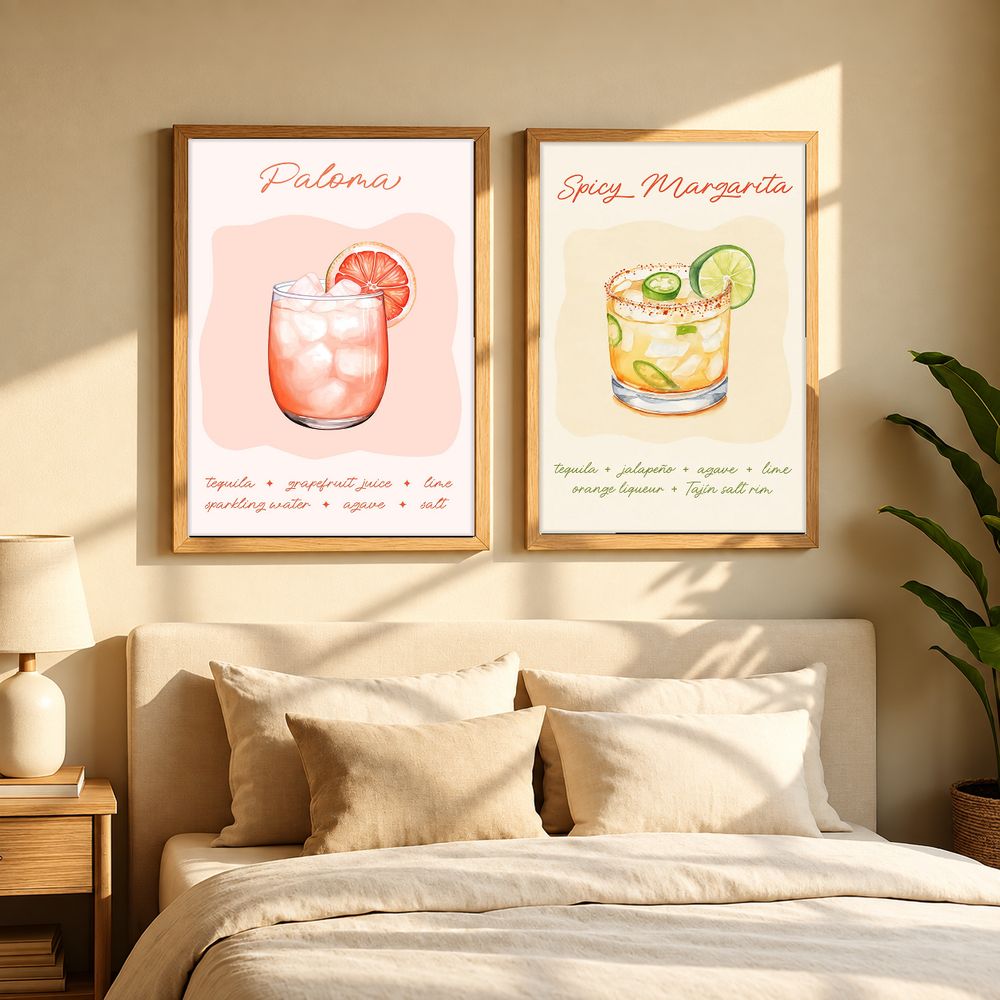 Set de cuadros decorativos que combinan