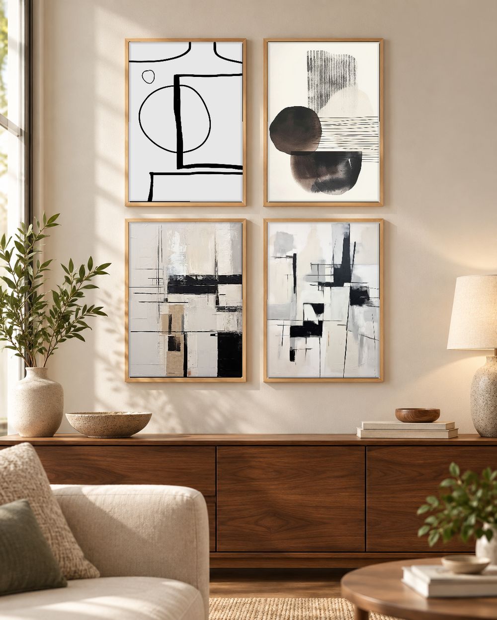 Set de cuadros decorativos que combinan