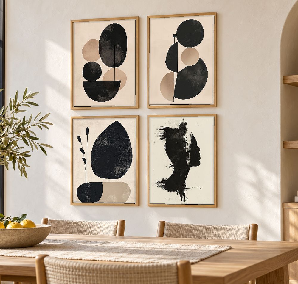 Set de cuadros decorativos que combinan