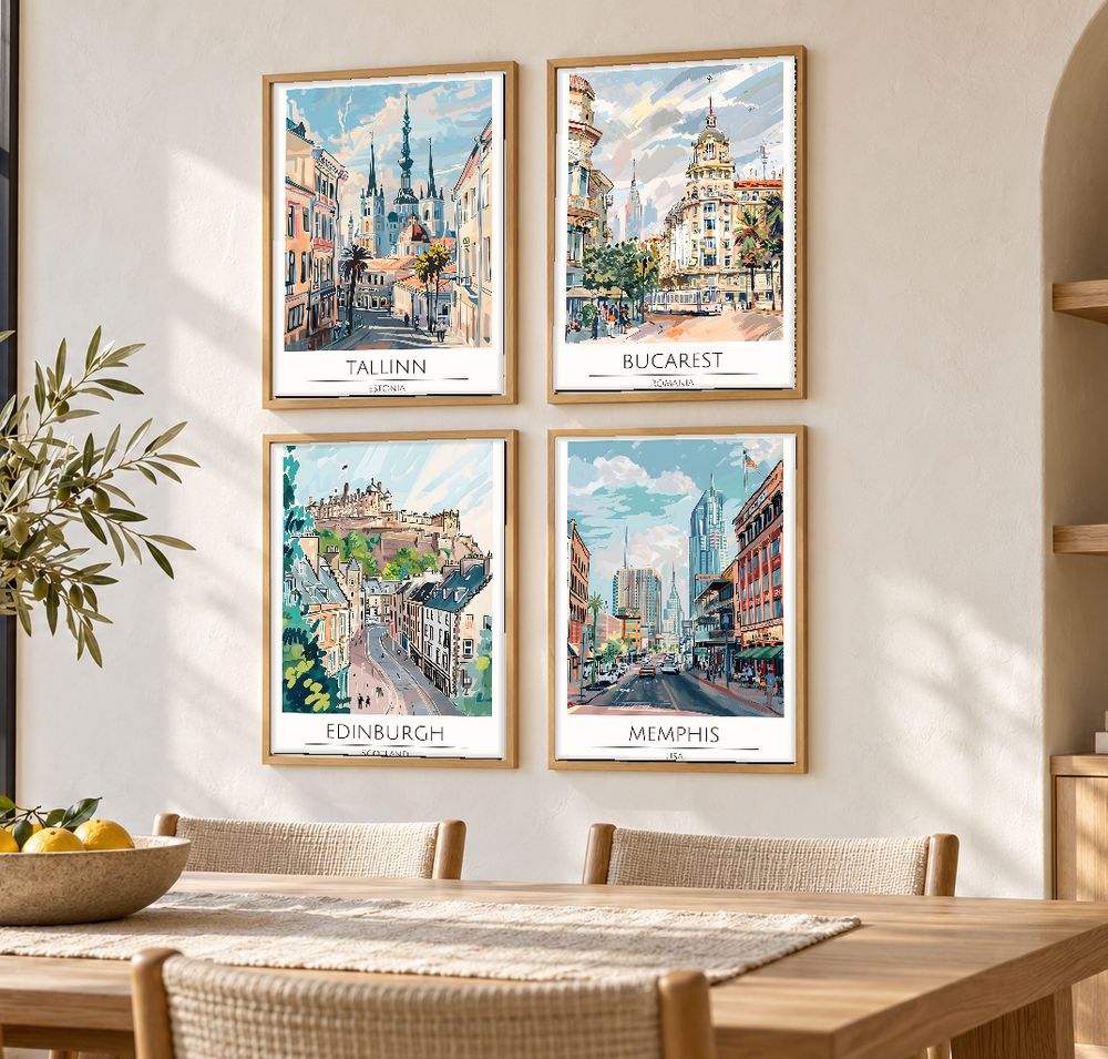 Set de cuadros decorativos que combinan