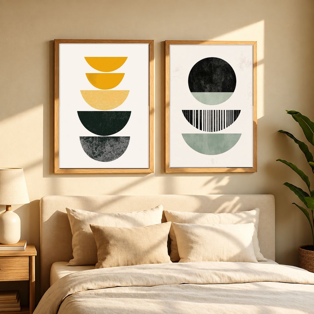 Set de cuadros decorativos que combinan