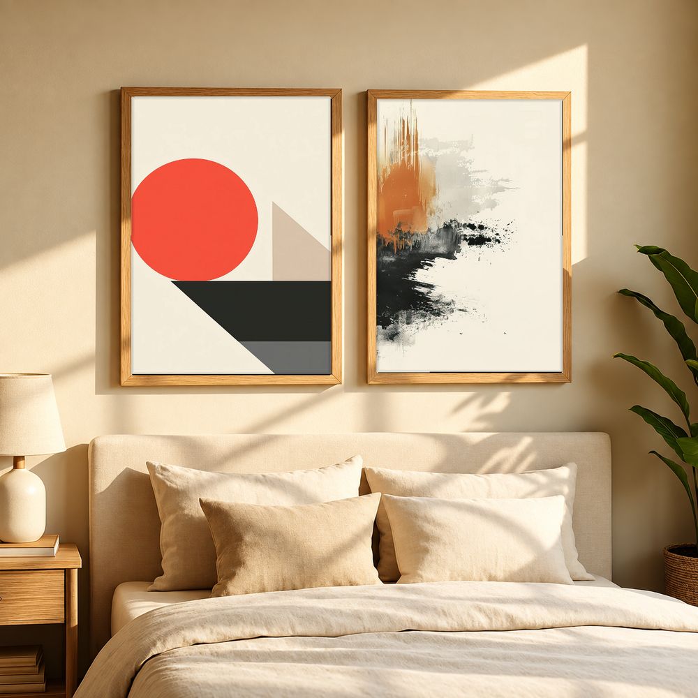 Set de cuadros decorativos que combinan