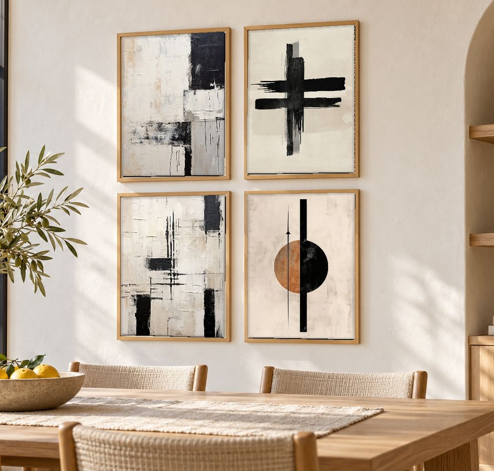 Set de cuadros decorativos que combinan