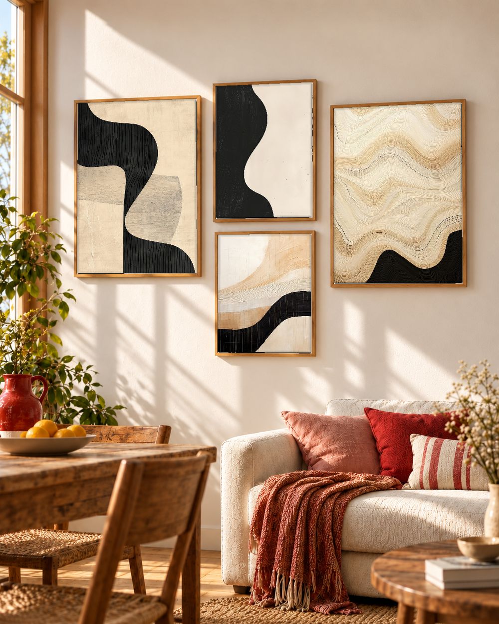 Set de cuadros decorativos que combinan