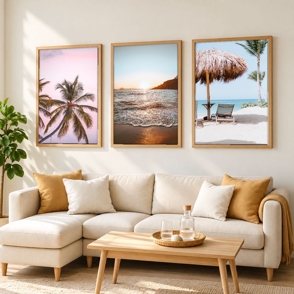Set de cuadros decorativos que combinan