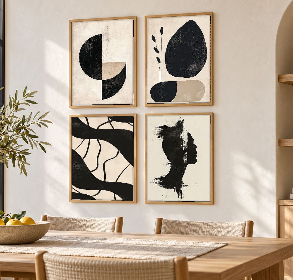 Set de cuadros decorativos que combinan