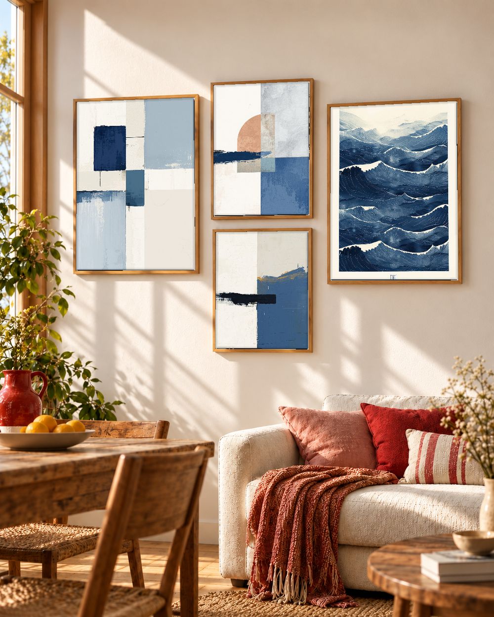 Set de cuadros decorativos que combinan