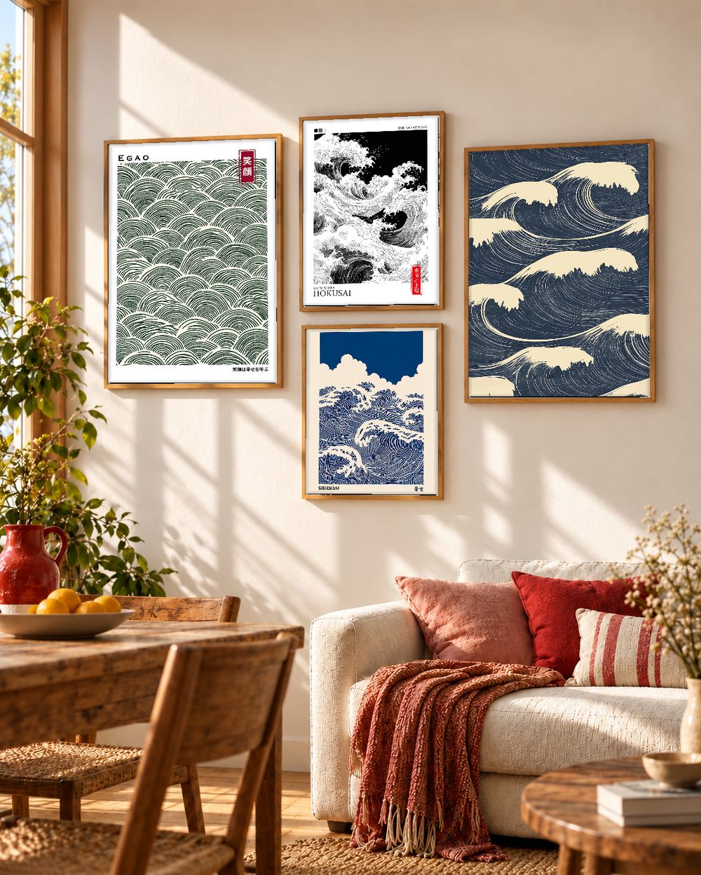 Set de cuadros decorativos que combinan