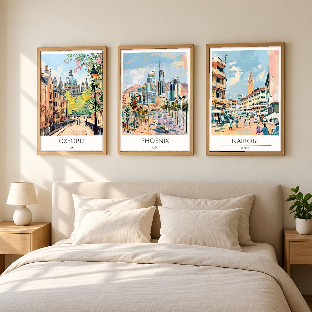 Set de cuadros decorativos que combinan