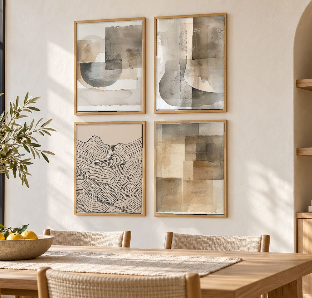 Set de cuadros decorativos que combinan