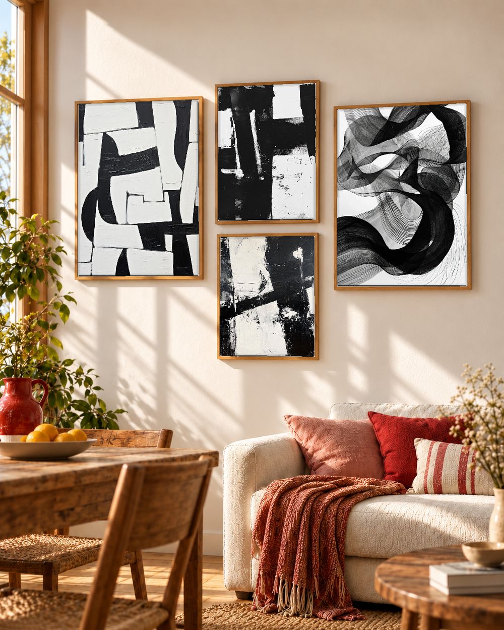 Set de cuadros decorativos que combinan