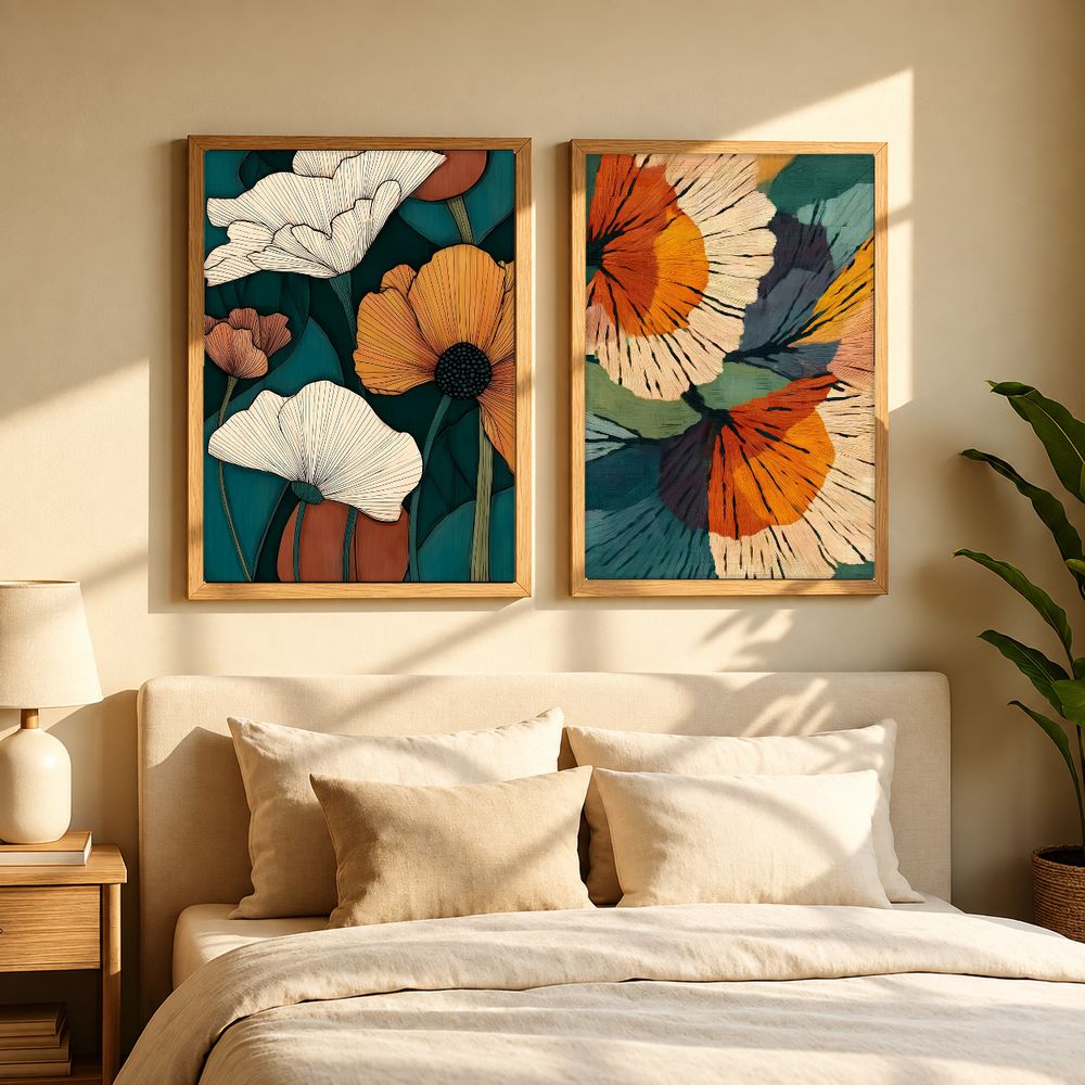 Set de cuadros decorativos que combinan