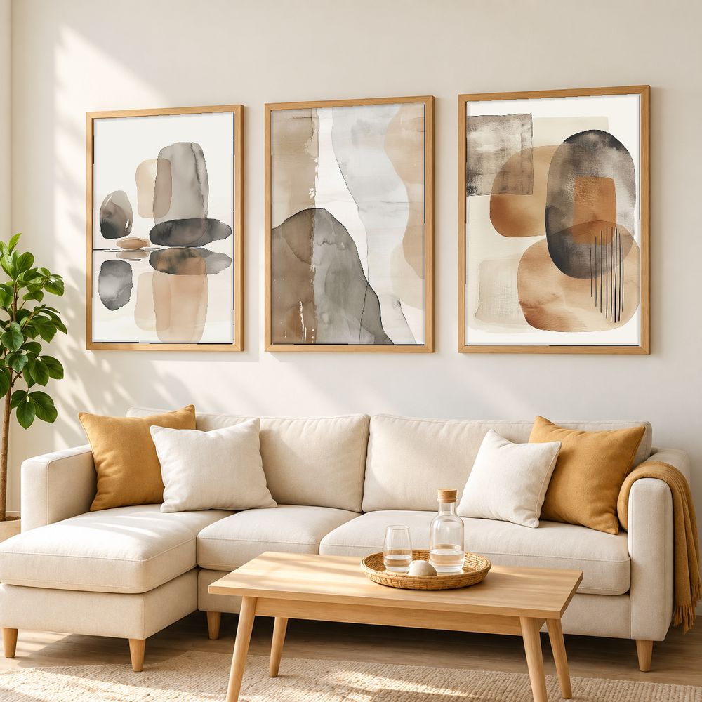 Set de cuadros decorativos que combinan