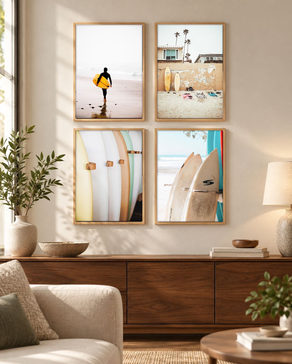 Set de cuadros decorativos que combinan