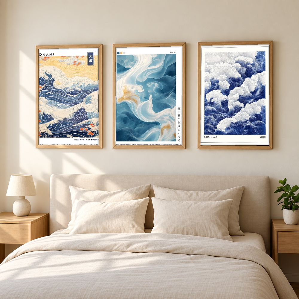 Set de cuadros decorativos que combinan