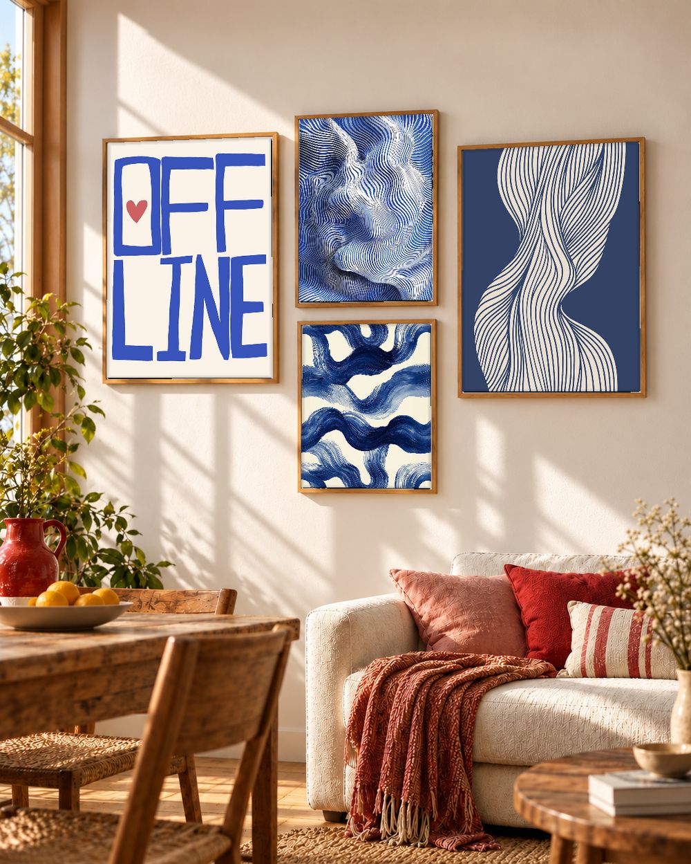 Set de cuadros decorativos que combinan