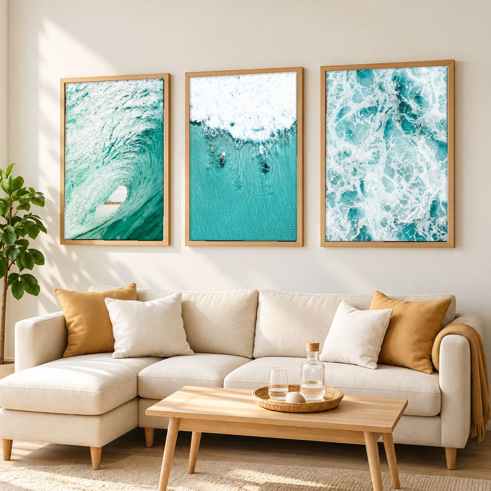 Set de cuadros decorativos que combinan