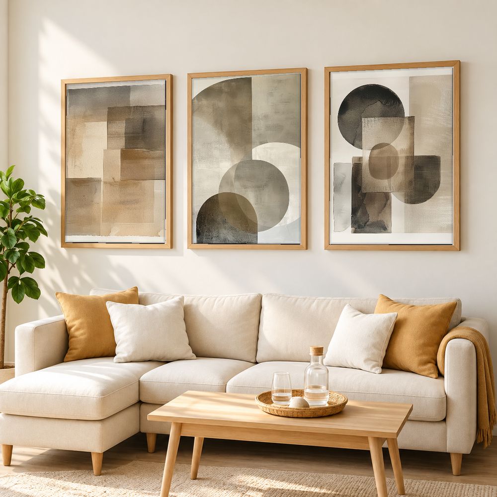 Set de cuadros decorativos que combinan