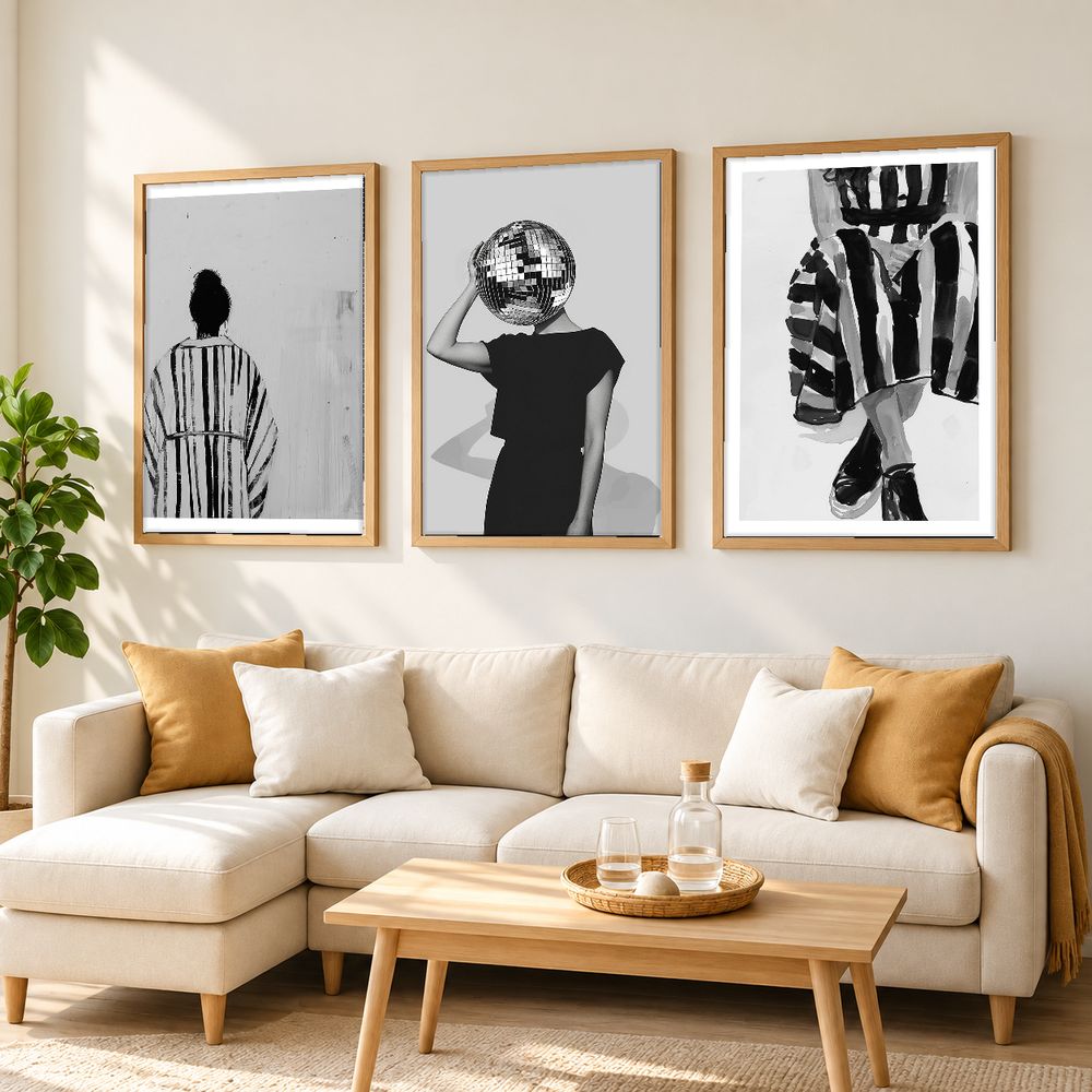 Set de cuadros decorativos que combinan
