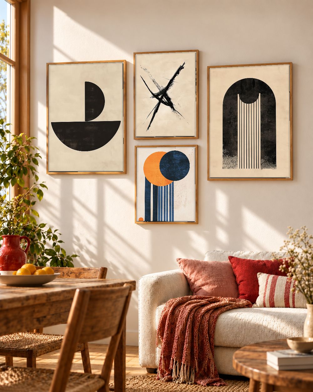 Set de cuadros decorativos que combinan
