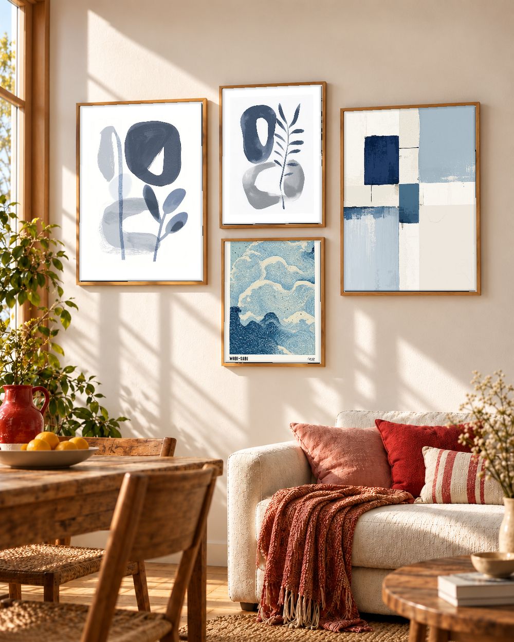 Set de cuadros decorativos que combinan