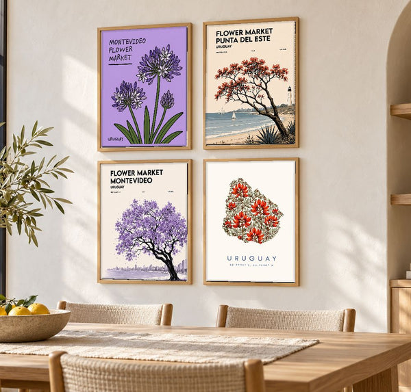 Set de cuadros decorativos que combinan