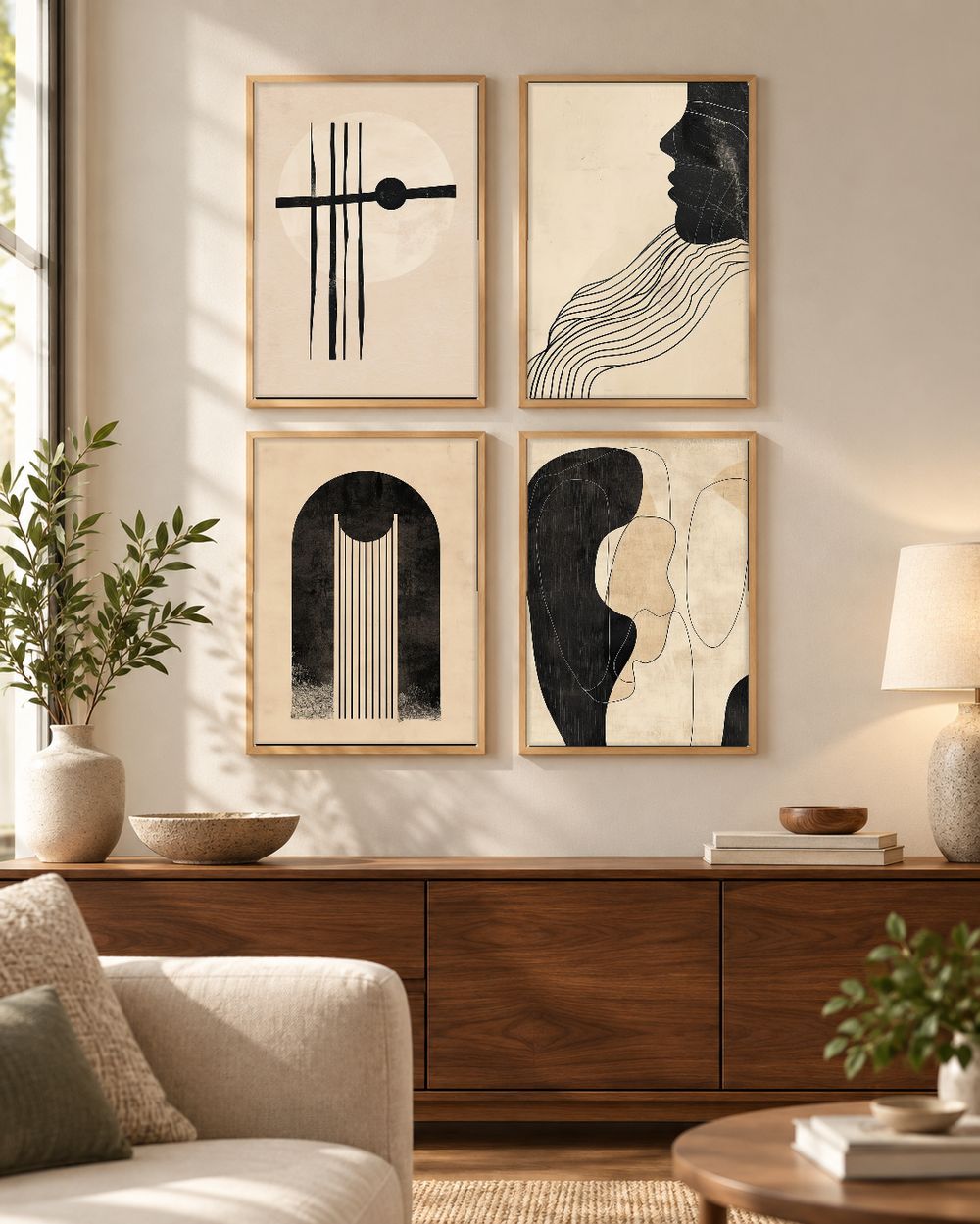 Set de cuadros decorativos que combinan