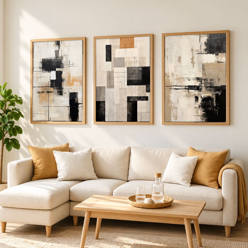 Set de cuadros decorativos que combinan