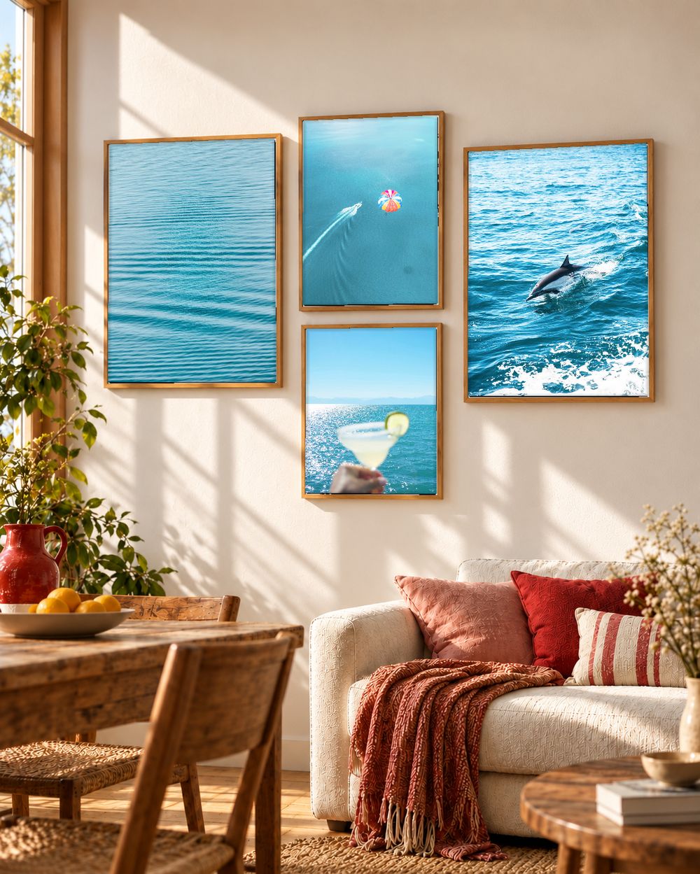 Set de cuadros decorativos que combinan