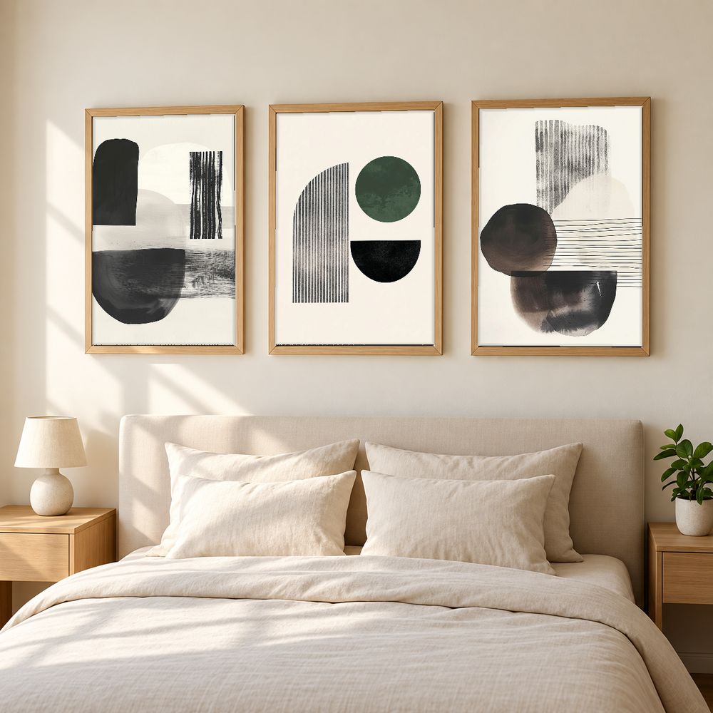 Set de cuadros decorativos que combinan