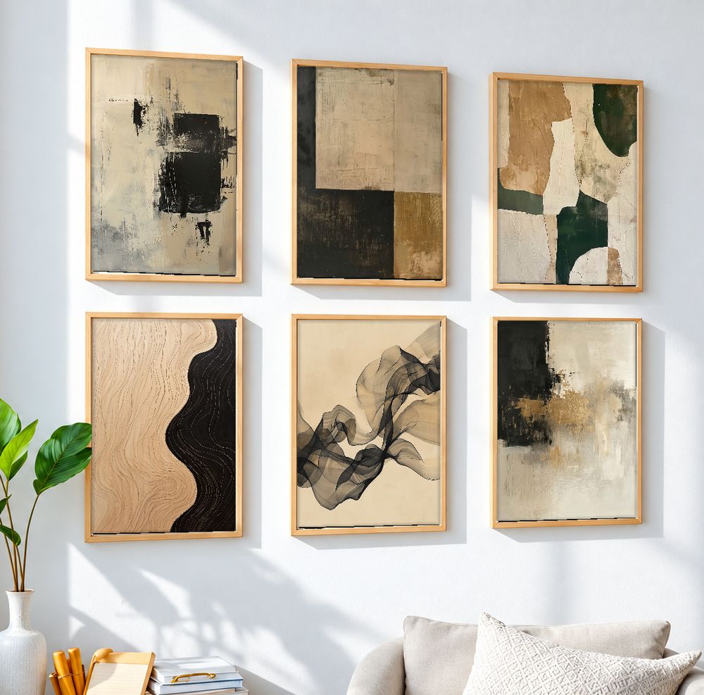 Set de cuadros decorativos que combinan