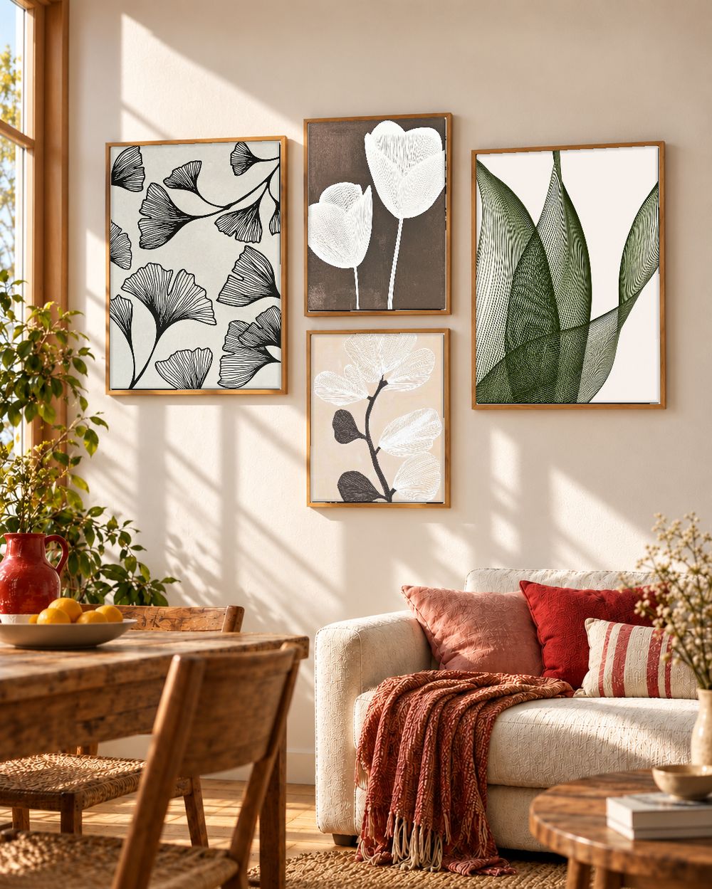 Set de cuadros decorativos que combinan
