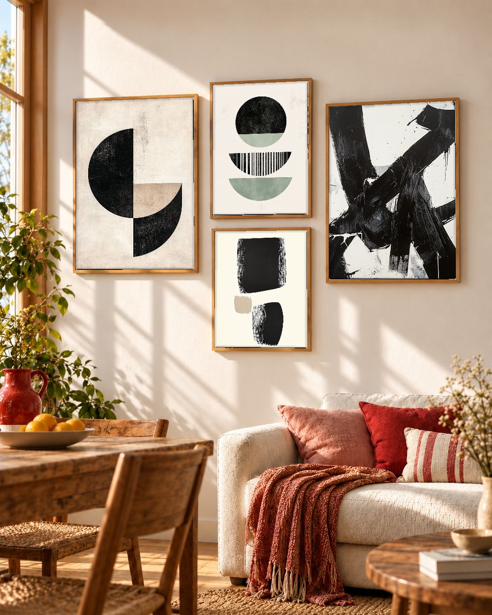 Set de cuadros decorativos que combinan