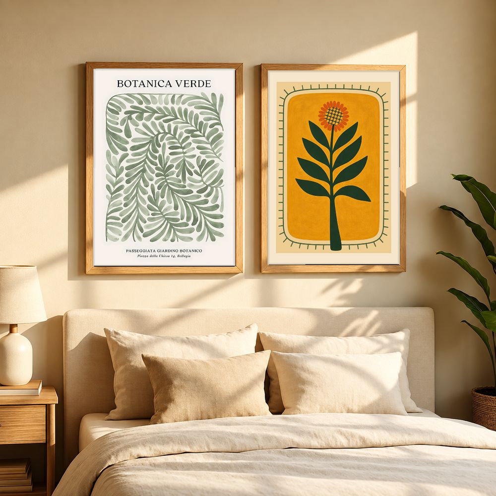 Set de cuadros decorativos que combinan