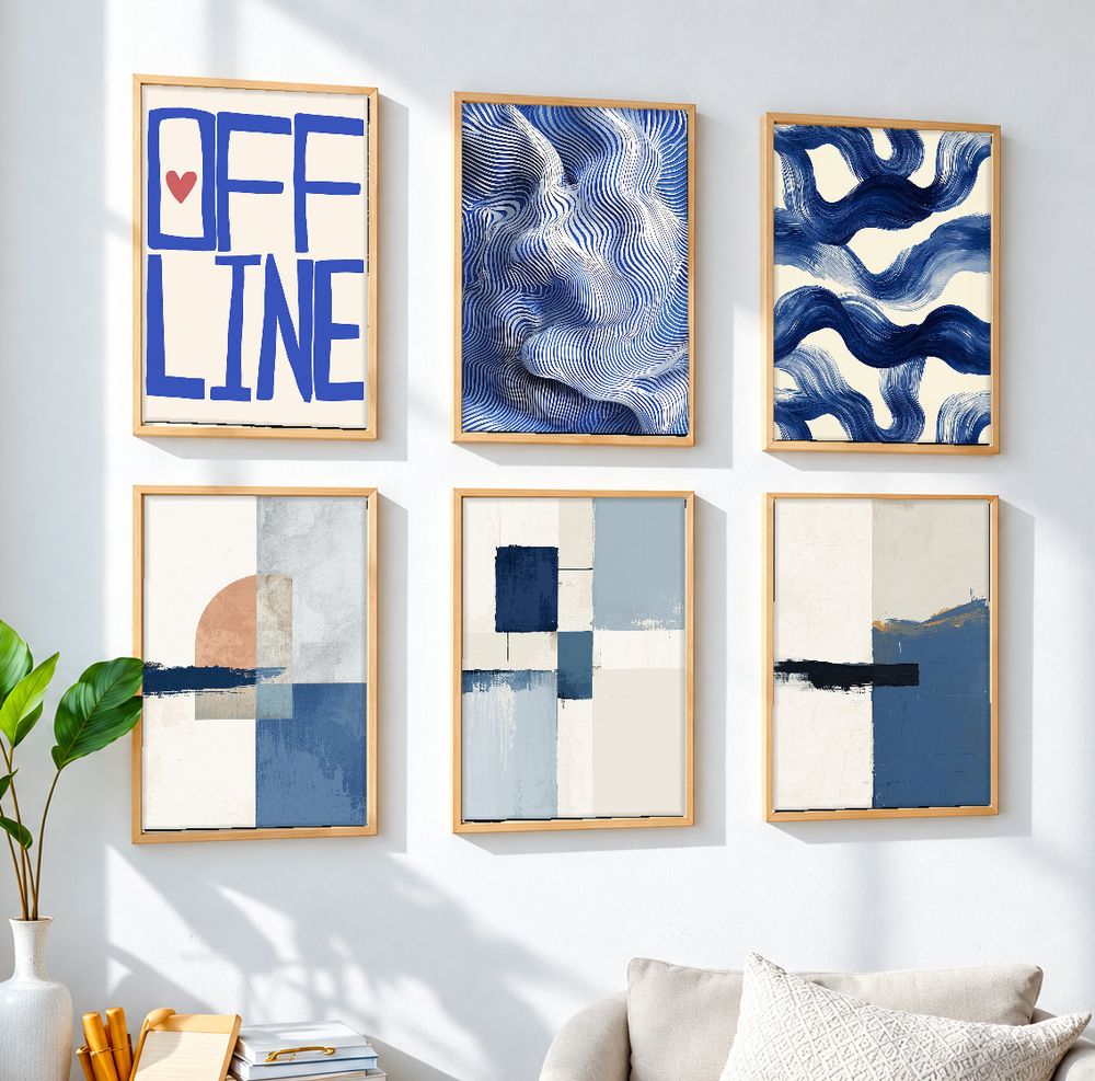 Set de cuadros decorativos que combinan