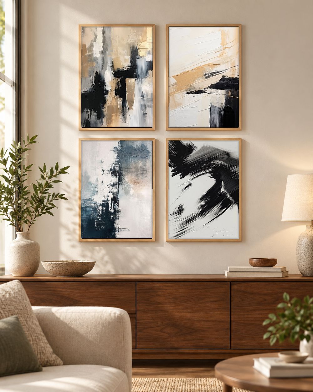 Set de cuadros decorativos que combinan