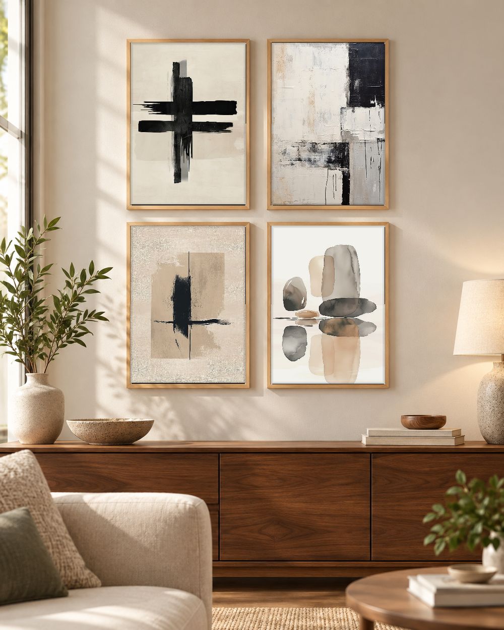 Set de cuadros decorativos que combinan