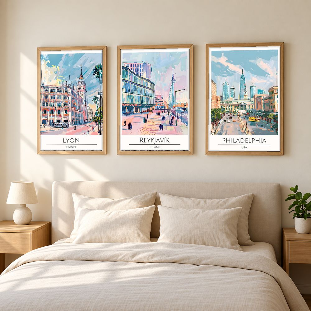 Set de cuadros decorativos que combinan