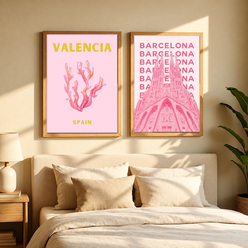 Set de cuadros decorativos que combinan