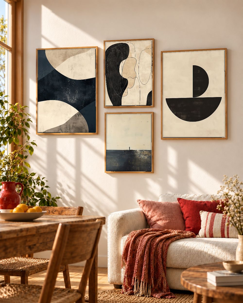 Set de cuadros decorativos que combinan