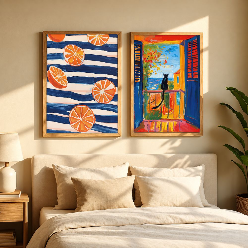 Set de cuadros decorativos que combinan
