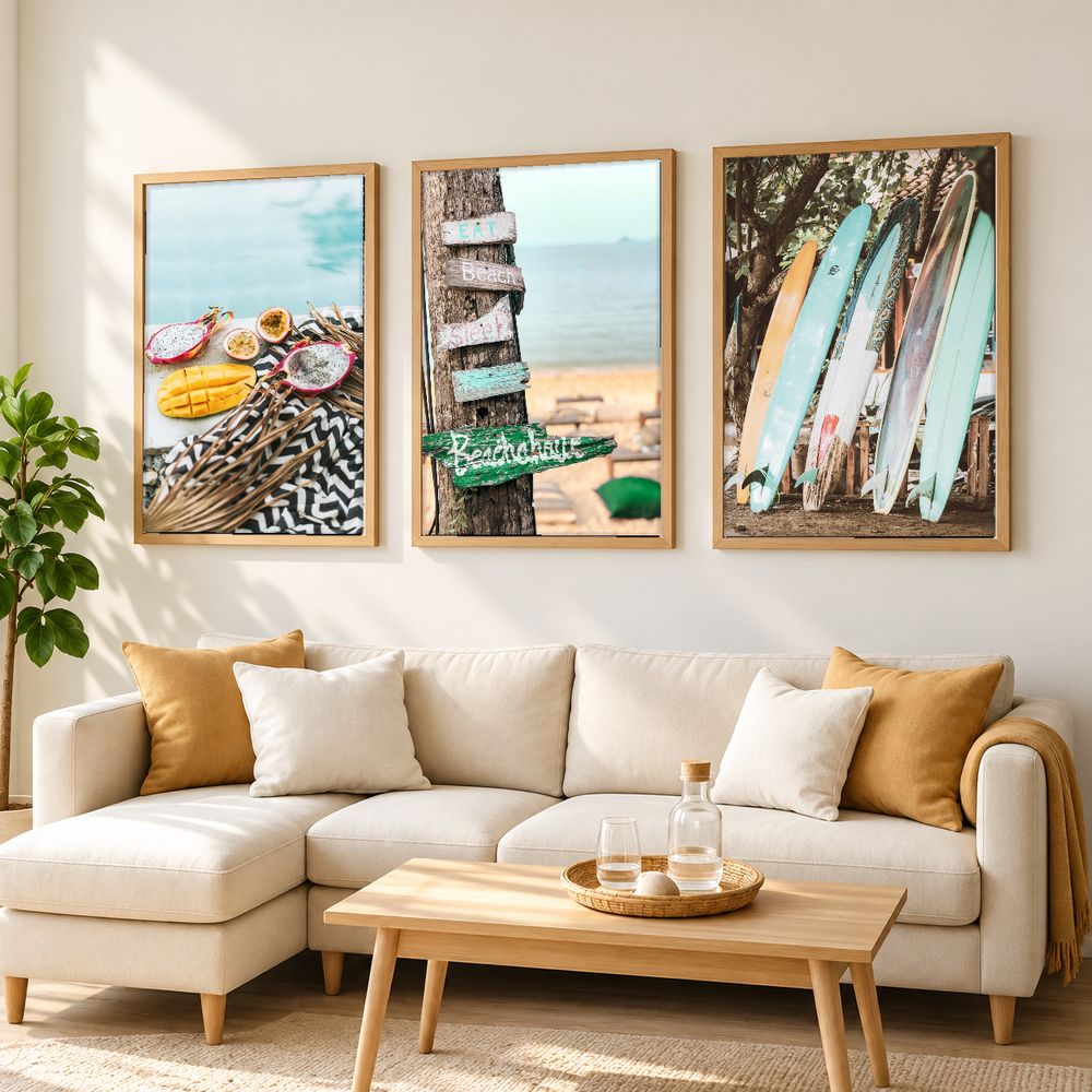 Set de cuadros decorativos que combinan