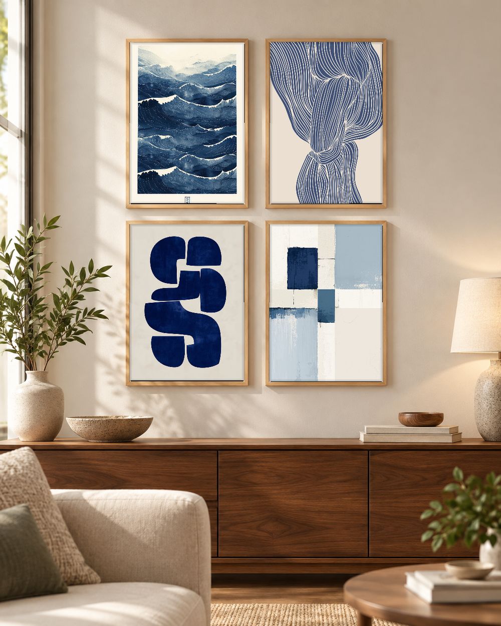 Set de cuadros decorativos que combinan